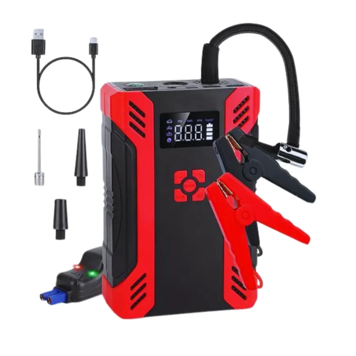 iNova Car Jump Starter with Air Compressor Portable Car Battery Booster